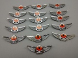 16 Vintage PSA Airlines Lapel Pins