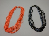 2 Vintage Bead Necklaces