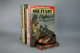 8 Vintage Military Coffee Table Books