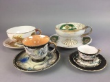 4 Vintage Tea Cup And Saucer Sets