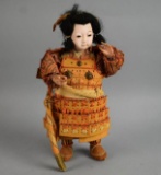 Antique Japanese Samurai Doll