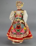 Vintage 20in Tall Porcelain Collectors Doll