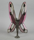 Stained Glass Fairy Bronze Statue