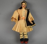Antique Cloth Folk Art Doll