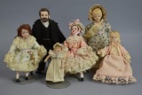 5 Vintage Dolls