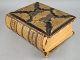 Antique Leather Bound Holy Bible References
