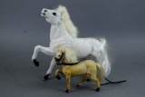 2 Vintage Toy Horses