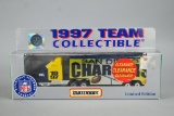 Matchbox 1997 NFL Team Collectible San Diego Chargers Die Cast Semi Truck And Trailer