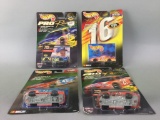 4 Hot Wheels Nascar Die Cast Cars