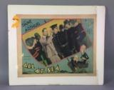 Vintage All At Sea Movie Lobby Card