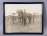 Antique Framed Black And White Photo