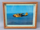 Framed Airplane Photograph