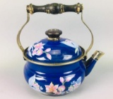 Enamel Coated Metal Tea Pot