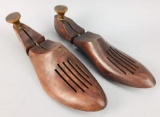 Pair Of Vintage Wooden Shoe Stretcher Horns