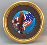 Hand Painted Bicentennial 1776-1976 Collectors Plate