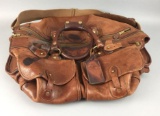 Vintage Ghurka Original Collection Leather Duffel Bag