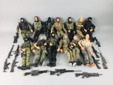 13 GI Joe Action Figures With Accessories