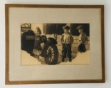 Antique Framed William Van Dresser Charcoal Drawing