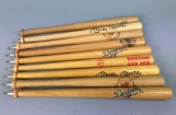 9 Vintage Baseball Bat Ball Point Pens