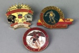 3 Vintage Lapel Pins