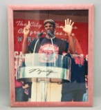 1998 Michael Jordan Autographed & Framed 16x20 Celebration Photo