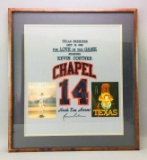 For The Love Of The Game Framed Jersey Staring Kevin Kostner