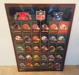 Framed 1995 NFL Football Team Poster National Football League