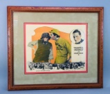 Framed Antique First National Picture US Lobby Card