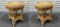2 NEW Hand Woven Outdoor Wicker Patio Tables