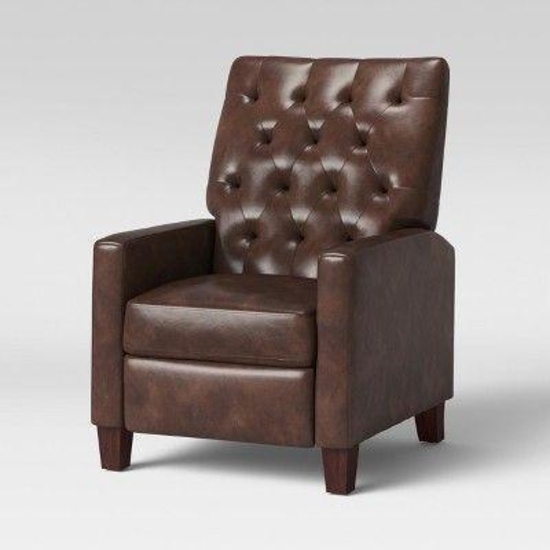 NEW Threshold Felton Tufted Pushback Recliner