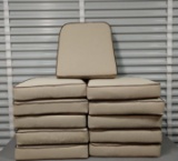 11 Beige Outdoor Patio Chair Cushions