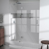 NEW Glass Warehouse Hinged Frameless Shower Door