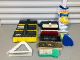 LOT of Brushes And Scrub Pads