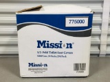 Case Of Mission 1/2 Fold Toilet Seat Covers