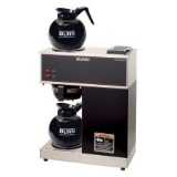 NEW BUNN VPR 12-Cup Commercial 2 Warmer Coffee Brewer w/2 Glass Decanters