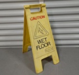 Caution Wet Floor A Frame Sign