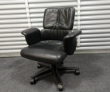 Mid Century Herman Miller Leather Office Chair