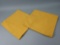 120 NEW Trifecta Linens Yellow 42in X 42in Tablecloths