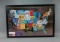 Aaron Foster Designs Framed License Plate Map Of The United States Art Print