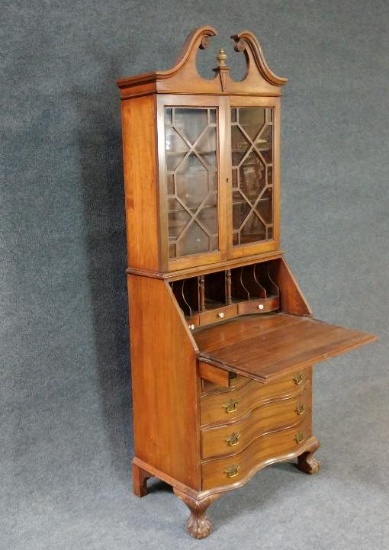 Vintage Federal Style Drop Front Secretary