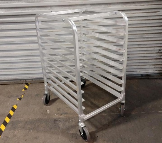 Half Size Sheet Pan Rack with Non-Marking Casters