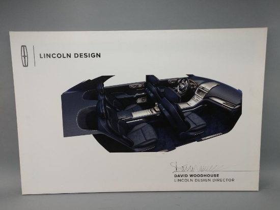 Design Sketch Lincoln Concept Car Interior View By Lincoln Design Director David Woodhoouse
