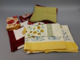 Large Box Full Of NEW Assorted Couleur Nature Paris Caravan Collection Handmade French Linens