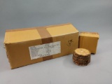 10 NEW Couleur Nature Paris Caravan Collection Acacia Wood Trivets 4in Diameter 6pc Sets