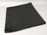 24 NEW Trifecta Linens Black 72in X 72in Tablecloths