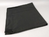 72 NEW Trifecta Linens Black 72in X 72in Tablecloths