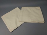 120 NEW Trifecta Linens Ivory 42in X 42in Tablecloths