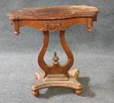 Antique Harp Table