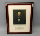 Framed Abraham Lincoln Photographic Art Print