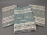 3 NEW Couleur Nature Paris Caravan Collection Handmade French Linen Throw Blankets